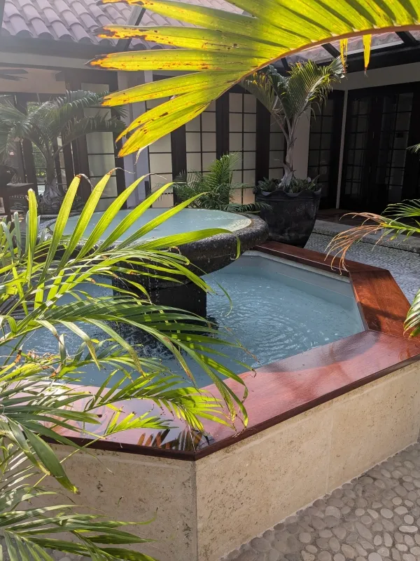 Navy blue shiplap kitchen island